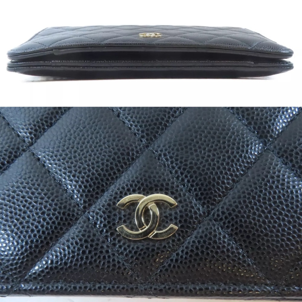💎✨ BEAUTIFUL ✨💎 WOC CHANEL WITH PHONE CASE CROSSBODY QUILTED - Picture 10 of 17